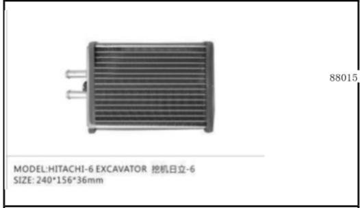 88015 HITACHI-6 KALORİFER PETEĞİ EXCAVATÖR