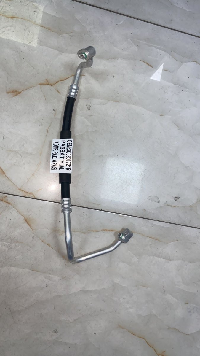 HA324002 PASSAT JETTA Y.M. KOMPRESÖR RADYATÖR ARASI KLİMA HORTUMU OEM: 3C0820721R