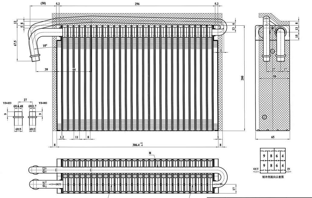 ISUZU CİTY BUS KLİMA EVAPARATÖRÜ